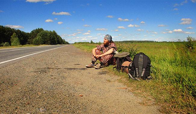 Hitchhiking In The Country And Abroad